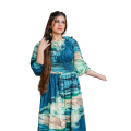 Deep Ocean Green Maxi by ClosetStunner - Sea Green Maxi Dress for Girls- 1 Piece Lawn Maxi - 1 Piece Lawn Sea Green Maxi Dress - Trending Fashion: New Designer Ocean Green Maxi for Women / Girls - New Arrival Fashion Maxi - Stitched Maxi Only for Girls. 