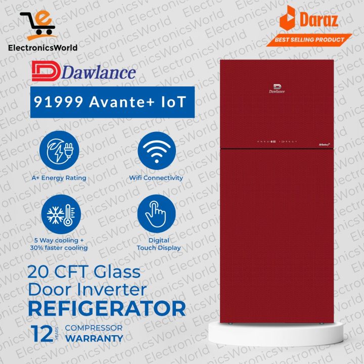 Dawlance Refrigerator | 91999 Avante+ IOT Double Door Refrigerator ...