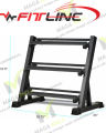 Heavy Duty Metal Dumbbell Rack and Stand with 3 Layer (Dumbbell Not Included). 