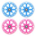 1 Piece Wheels Flash Kids Scooter Led Lights Push Wheels 120mm Replacement Bicycle Aid Wheels NOTE random color will be delivered. 