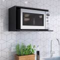 Space Saving Microwave Oven Cabinet Wall Mounted Oven Rack Microwave Shelf Kitchen Shelf. 