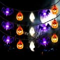Halloween String Lights, Halloween Decorations Indoor Outdoor Led Lights, Pumpkin Bat Ghost String Lights Decor. 