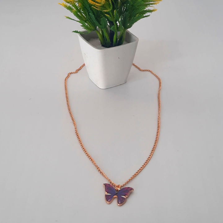 Girls%20Butterfly%20Multi%20Shaded%20Long%20Chain%20-%20Fashionable%20Butterfly%20Necklace%20For%20Womens%20-%20Crystal%20Never%20Fades%20Colorful%20Pendant%20For%20Ladies%20-%20Image%205