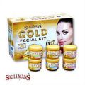 SkillMans 24K Professional Gold Facial Kit 6 in 1. 