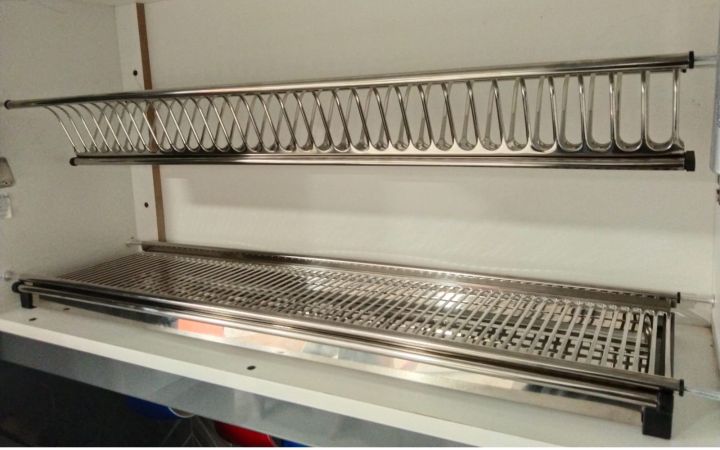 Heavy%20Duty%20Stainless%20Steel%20Plate%20and%20Dish%20Rack%20Adjustable%202%20Layer%20Space%20Saving%20Storage%20for%20Kitchen%20Cabinets,%20Available%20in%20Multiple%20Sizes%20-%20Image%203