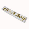 ITS A BOY SASH - BABY SHOWER SASH FOR PARTY WEAR. 