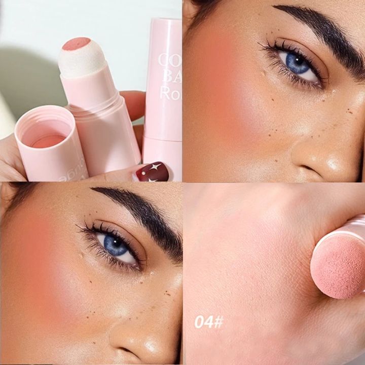 Yuan Qi Boom Boom Blush Stick Korean whitening retouching stick natural high saturated girl