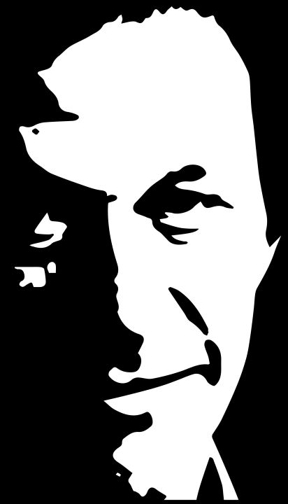 Khan Sticker for Car Back size 7x12 inch white