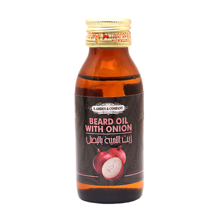 Beard Oil with Onion Oil - 60ml - Professional - Growth with Onion - Shine - SAC