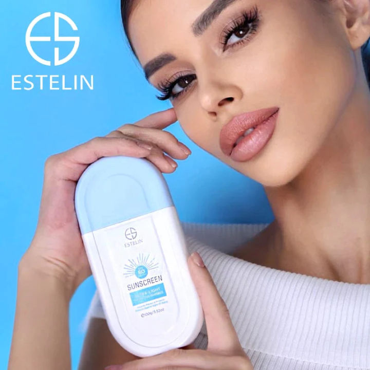 ESTELIN ULTRA-LIGHT Hydrating Invisible Sunscreen SPF 80+ 100g ES0077