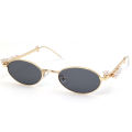 Metal Oval Shades Women Men Rhinestone Diamonds Sunglasses Bling Eyeglasses Frames Uv400 Fashion Eyewear Glasses. 