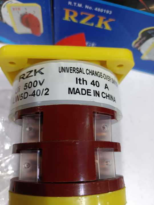 RZK%2040A%20Change%20Over%20Switch%202P%20100%25%20COPPER%20High%20Quality%20%7C%20Rotary%20Changeover%201-0-2%20For%202%20Meter%20%20Wapda%20Solar%20Generator%20%7C%20Change%20Over%20Switch%20-%20Image%208