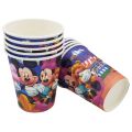 MICKEY MOUSE MINNIE MOUSE THEME PAPER CUPS - PACK OF 10 PAPER CUPS. 
