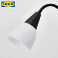 IKEA Uplight - Reading - Floor Lamp - Black With White Shade. 