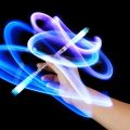 01 Piece of Spinning Rotating Fidget Gel Pen Rolling Finger  Spinning Ballpoint Pens Twirling Pencils for Student Entertainment. 