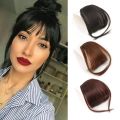 【Storewide Sale】 Invisible Party Daily Hair Extension Hair Accessories Short Girls Clip In Front Neat 3D Bangs Wig Synthetic Air Bangs Straight Bangs.