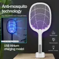 Teal™ 2 in 1 Rechargeable Electronic Mosquito Bat with UV Insect Killer Lamp | Portable Fly Swatter | USB Rechargeable Mosquito Racket for Home & Office. 