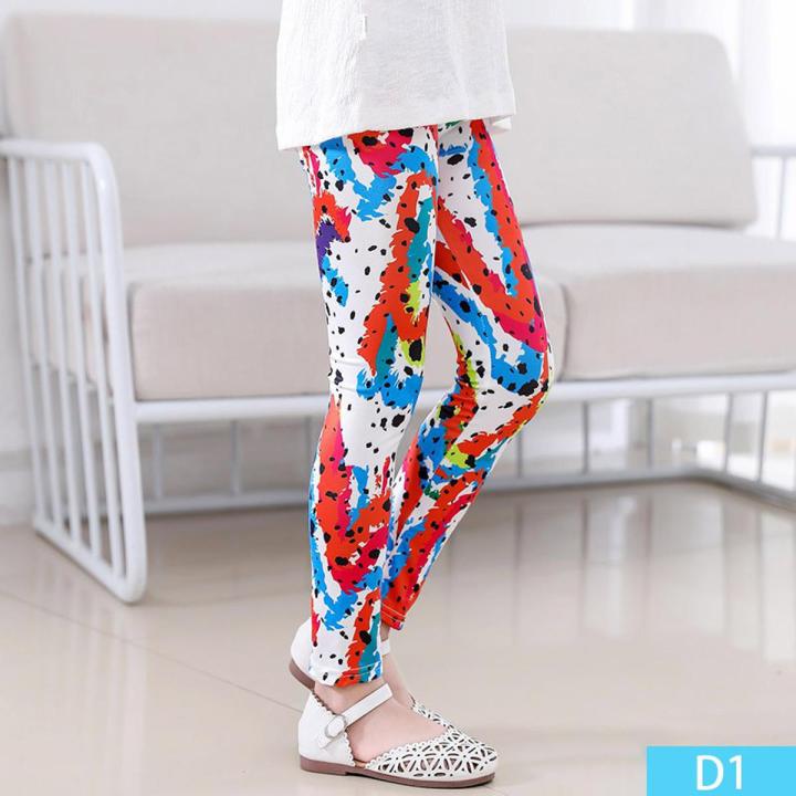 SheeCute girls print leggings Baby Girl Clothes Kids Print Flower Skinny leggings SC1752