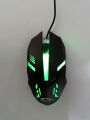 7 Colors LED Gaming Mouse - RGB BREATHING EFFECT - USB Wired Optical For PC / Laptop - Pro RGB 7 LED Sensor - Black - 7 Colours LED. 