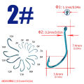Ckamakastu F22 Blue Assist Hook Jig Carp Fishing Hooks Sea Fishing Hooks Head Hook,Saltwater Circle For Fish,Japan Squid Fish. 