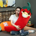 Cute vegetable plush toy pepper carrot doll rag doll boy sleeping clip leg pillow girlfriend. 