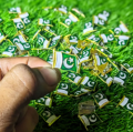Pakistan Flag Badge (06 Pcs) | Pakistan Flag Badge For Shirt Independence Day Jashan E Azadi Pakistan Day 14 August 1947 Premium High Quality | 14 August Badge Premium Quality Badges | For boys and Girls | Azadi Independence day special Edition. 