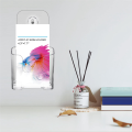 Acrylic Brochure Holder Slant Back Design, Clear Display Stand, Plastic Table Stand Sign Holder 2 Pack Durable Easy to Use. 