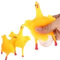 01 Pc Funny Gadgets Novelty Antistress Toy Squeeze Chicken Laying Egg Chicken Toys Keyring Surprise Squishy Kids Toys. 