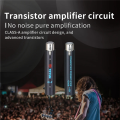 Black Q2 Microphone Dynamic Preamplifier 28Db Gain Dynamic Mic Amplifier 48V Metal Structure Q-2 for Live. 