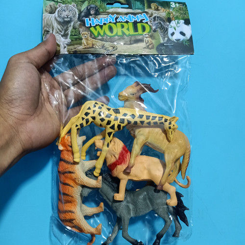 10pcs%20Complete%20Pack%20High%20Quality%20Rubber%20Wild%20Animal%20Zoo%20Set%20Toys%20For%20Kids%20&%20Boys%20-%20Image%203
