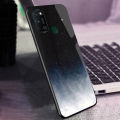 Vantime for Realme C17 / Realme 7i Case Starry Sky Phone Back Hard Glass Cover. 
