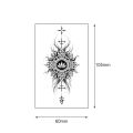 JM Temporary Small Fresh Black Tattoo Stickers Waterproof Long Lasting Tattoo Stickers Arm Leg Chest Body Art Tattoo. 