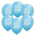 Pink / Blue / Transparent Latex Balloons (Its a Girl / Its a Boy) for Decoration and Baby Shower Celebration (10 pcs). 
