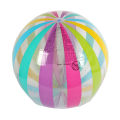 MeterMall Big Beach Ball Set Jumbo Giant Beach Balls, Oversized Blow Up Plastic Game Rainbow Beach Balls For Swimming Summer Pool Or Beach 28inch. 