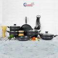 Cookware Set 16 Pieces Glass Lid Non Stick Cokking set. 