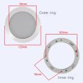 Ceiling Speaker Grille, 4-Inch Ceiling Embedded Audio Speaker Grille(Black). 