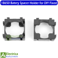 100pcs 18650 Lithium Battery Holder Plastic 22 x 22mm Battery Pack Bracket Cylindrical Cell Battery Stand Cell Spacer for DIY Fixed by Electria. 