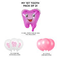 Tooth Printed Balloons Set For Festive Decoration - Dental Clinics Teeth Themed, Party Celebration Decorations Supplies, Decor Balloon Parties Zone, First Tooth Balloon Decorative, Indoor & Outdoor For Girl, Boys & Kids : WlPW7yLm. 