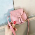 【HOT】 Cute Princess Accessories Kids Coin Purse Handbags Cute Girls Baby Tassel Crossbody Bags PU Leather Children Small Shoulder Bag. 