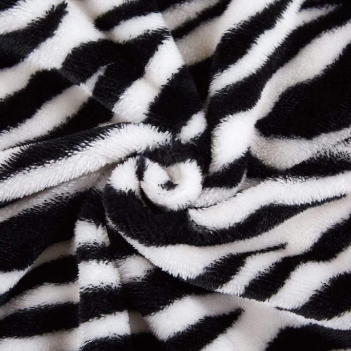 Faux%20Fur%20Zebra%20Print%20Throw%20Blanket%20For%20Bedding%20-%20Image%202