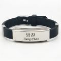 Kpop Stray Kids Leather PU Adjustable Charm Bracelet Hyunjin Felix Bangchan Han Lee Know Accessories Jewelry. 