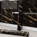 Marble Sheet - Marble Sheet Sticker - 60cm x 100cm/200Cm Marble Sheet Texture Design PVC Waterproof Self adhesive Wallpaper Sticker sheet Furniture New Skin Kitchen Cabinet Paper Stickers sheet Oilproof Table top Sticker sheet. 