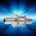 Aluminium Fuel Non Return Check Valve One Way Petrol 6/10/12MM Optional. 