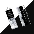 Bookmarks Set of 4 | Black and White Bookmarks | Book Aesthetics | Bookmarks for novels, Books and Quran | Book Labels | Gift Idea | Trendy Bookmark | Unique Bookmarks. 