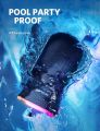 Soundcore Flare Wireless Speaker by Anker, Waterproof Party Speaker with 360° Sound, Enhanced Bass & Ambient LED Light, IP67 Waterproof and 12-Hour Battery Life-Blue. 