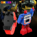 Transformation boy watch io robot RelogSKMEI fashion digital children's watch date cartoon children's sports watch 1095. 