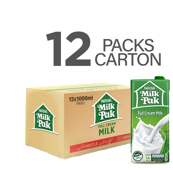 Milk - NESTLE MILKPAK Full Cream UHT Milk 1000ml