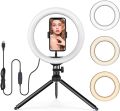 13" LED Ring Light with Tripod Stand and Phone Holder, LED Desktop Selfie 10 Brightness Level & 3 Light Modes 164 Bulbs 2700-6500k with Remote Control for YouTube Video/Live Stream/Makeup/Photography.. 