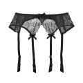 Silk Road Traders Floral Lace Garter Suspender Belt - Lingerie Suspenders Waist Belt For Stockings. 
