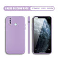 Jizetin for Vivo Y19 Case Thin Soft Luxury Square Liquid Silicone Phone Case Candy Cover. 